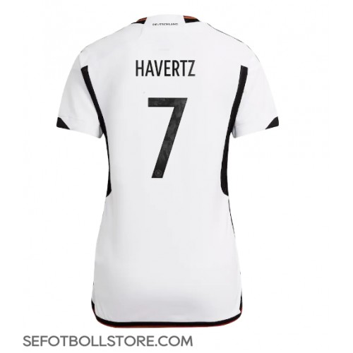 Tyskland Kai Havertz #7 Replika Hemmatröja Dam VM 2022 Kortärmad